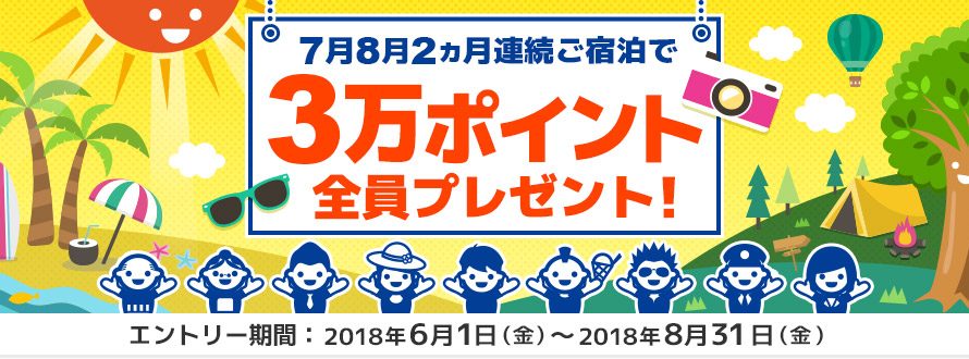 全員30,000ポイントプレゼントに申し込んだ!dトラベルがアツい!